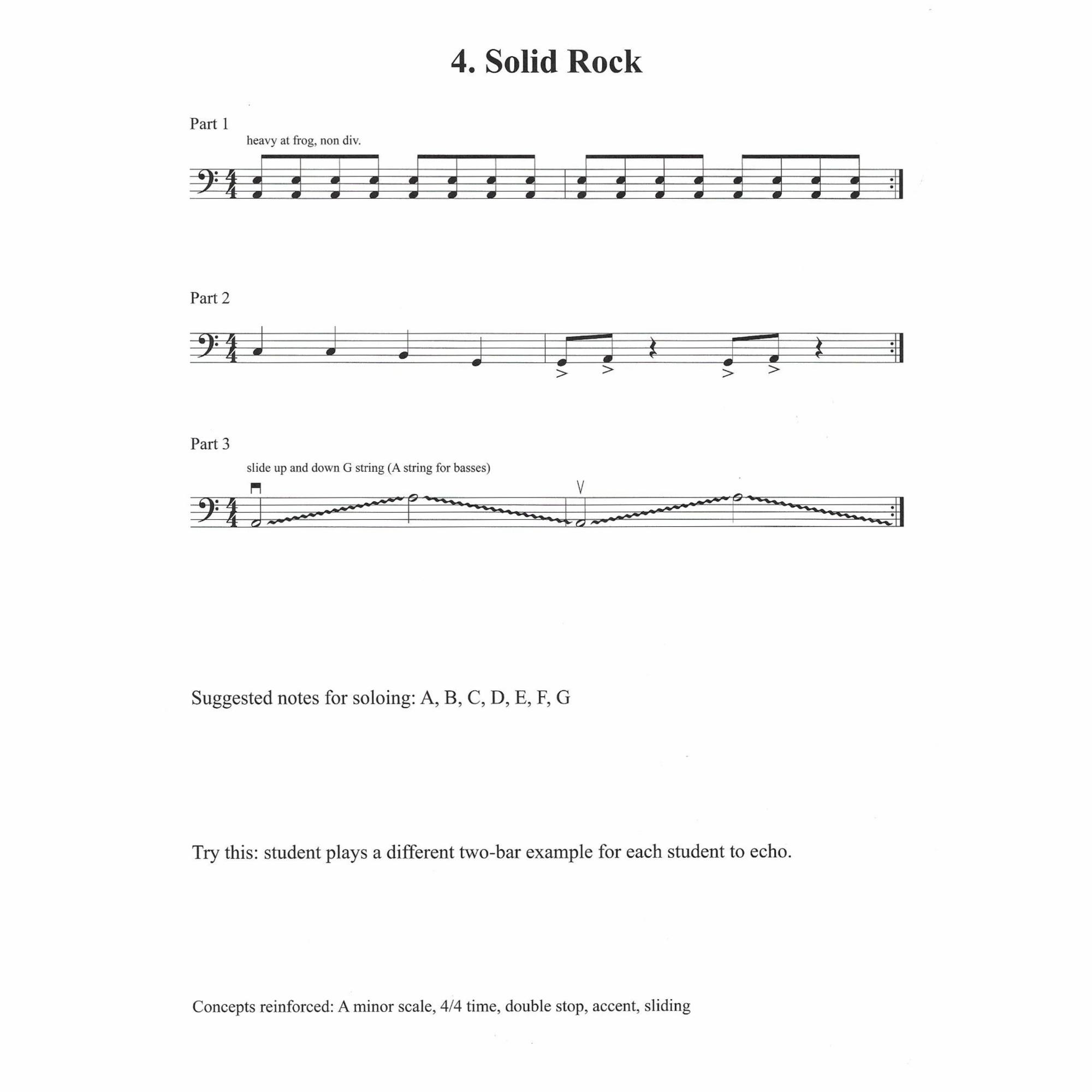 Sample: Cello or Bass (Pg. 4)