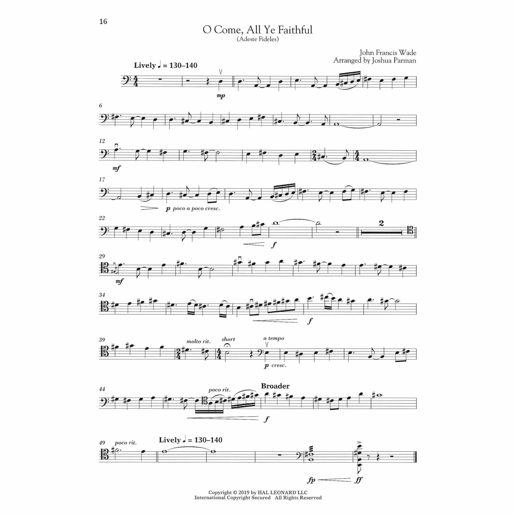 Sample: Cello (Pg. 16)