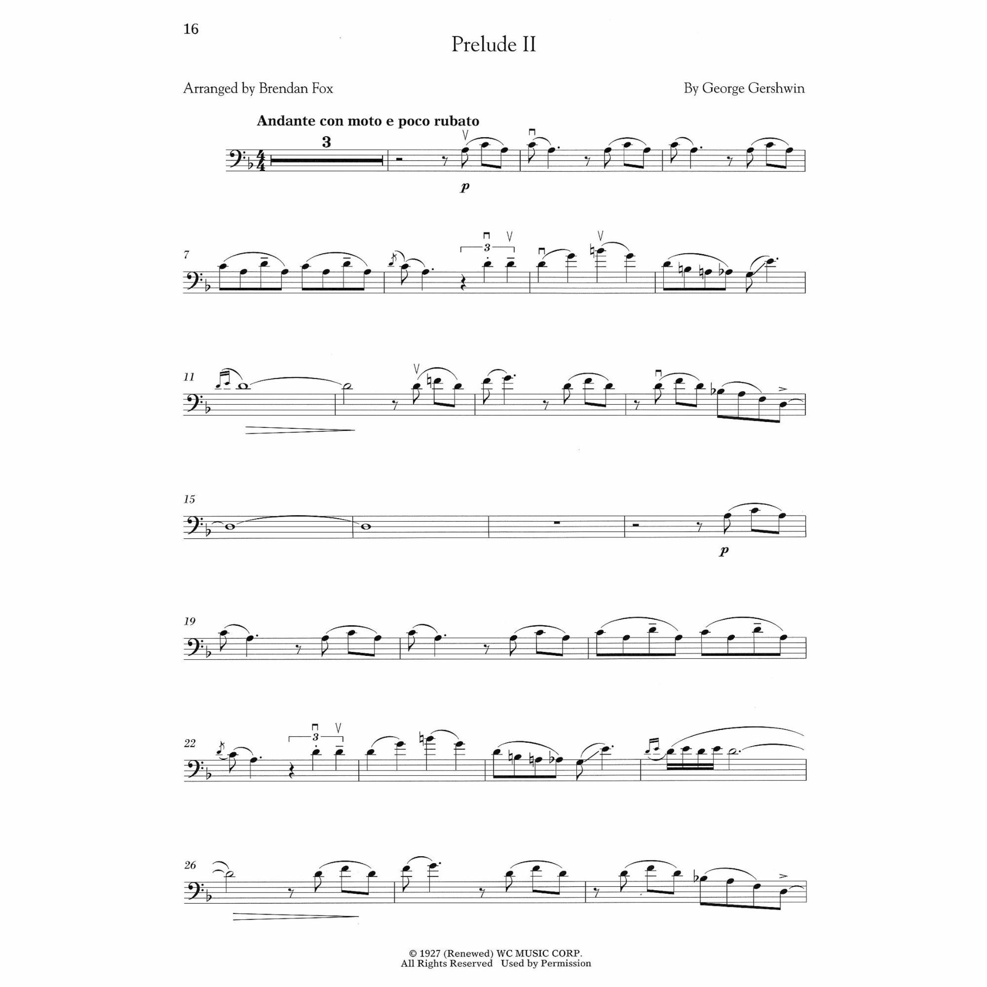 Sample: Cello Part (Pg. 16)