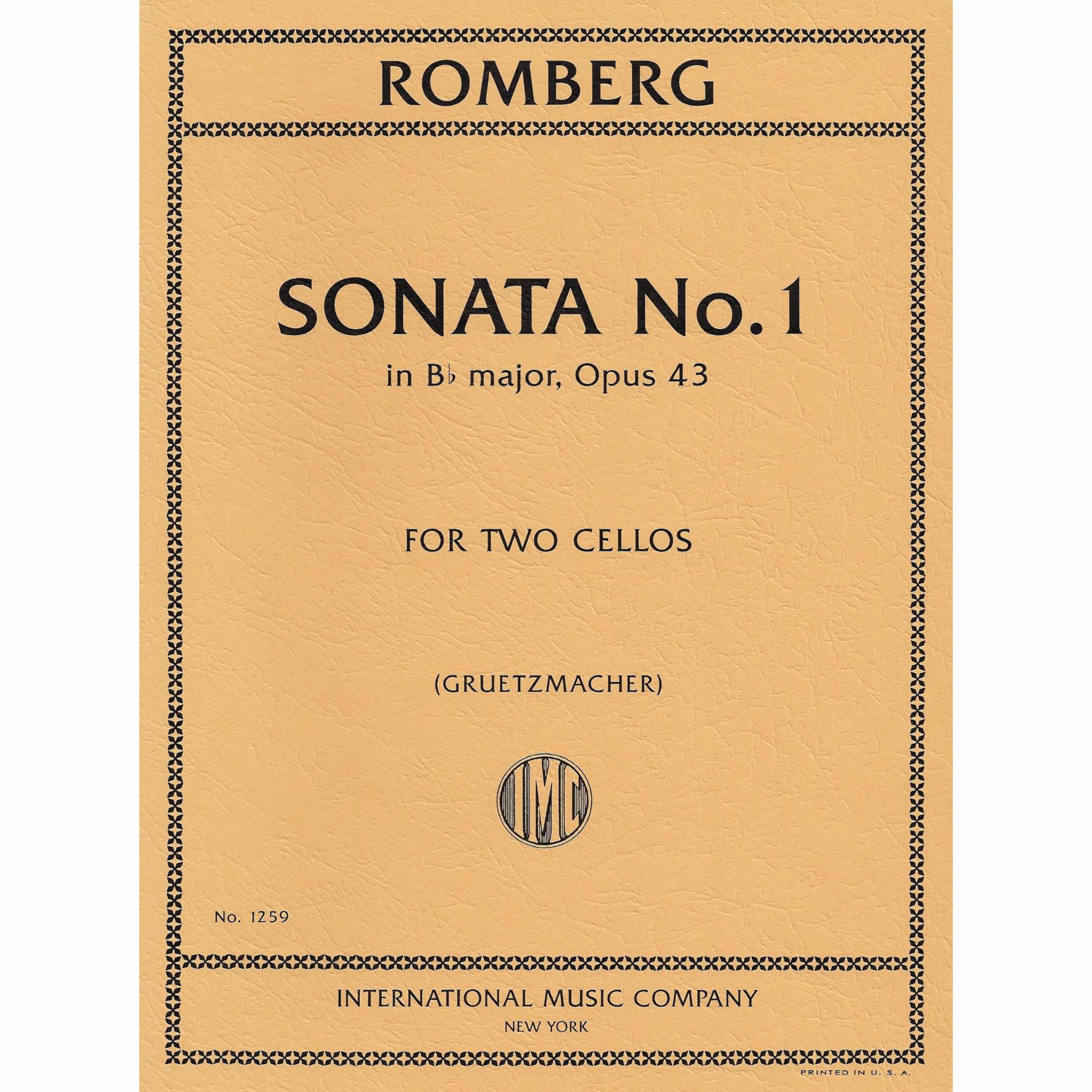 Romberg -- Sonata No. 1 in B-flat Major, Op. 43 for Two Cellos