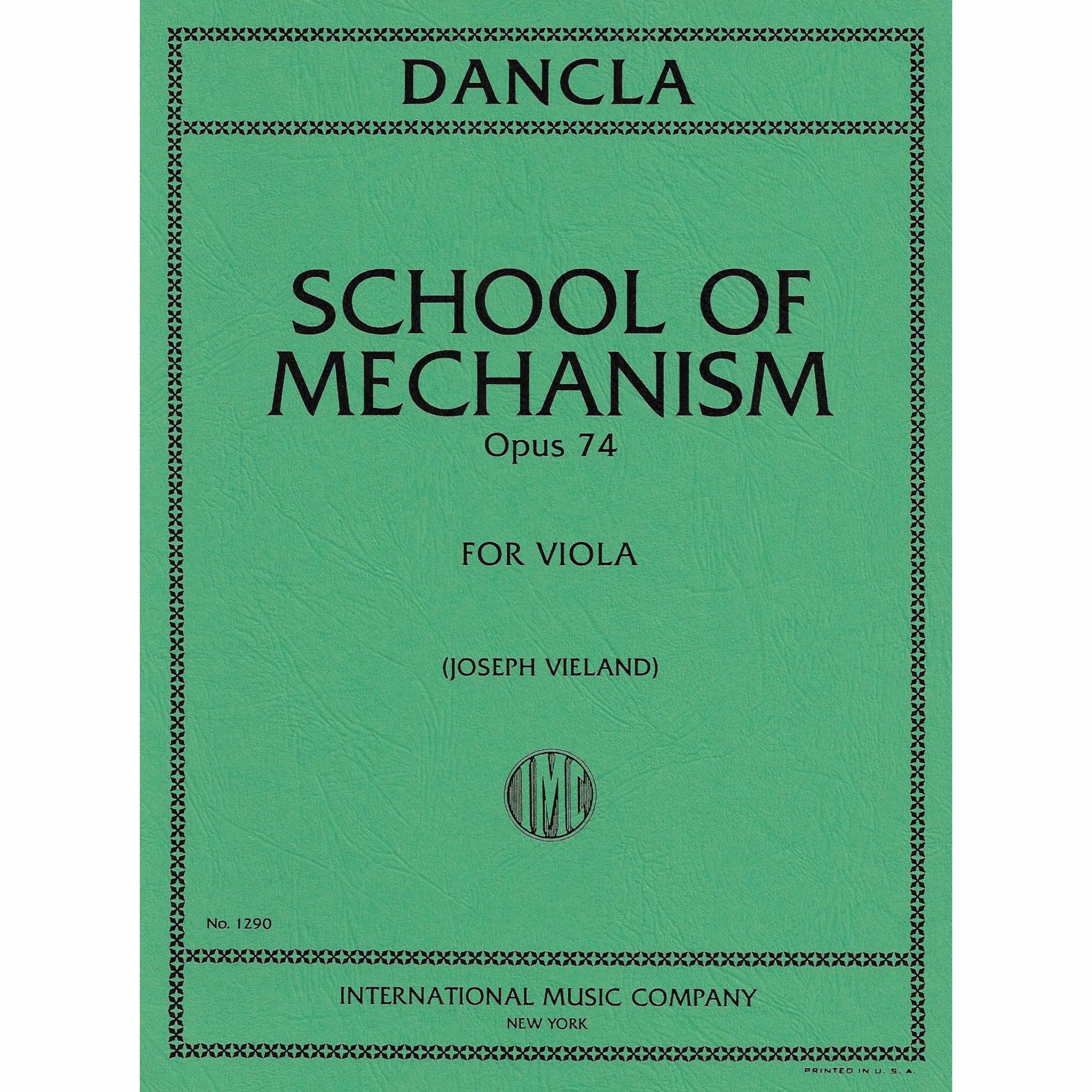 Dancla -- School of Mechanism, Op. 74 for Viola