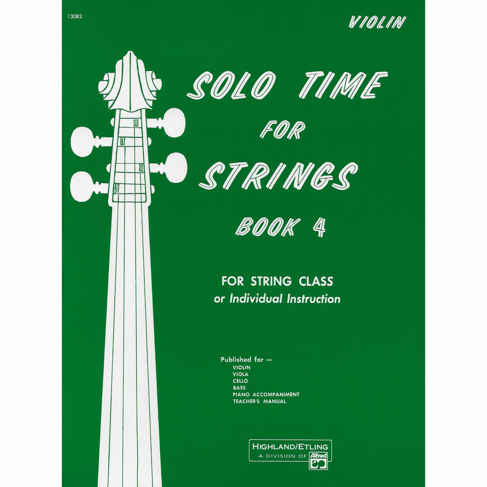 Solo Time for Strings, Book 4