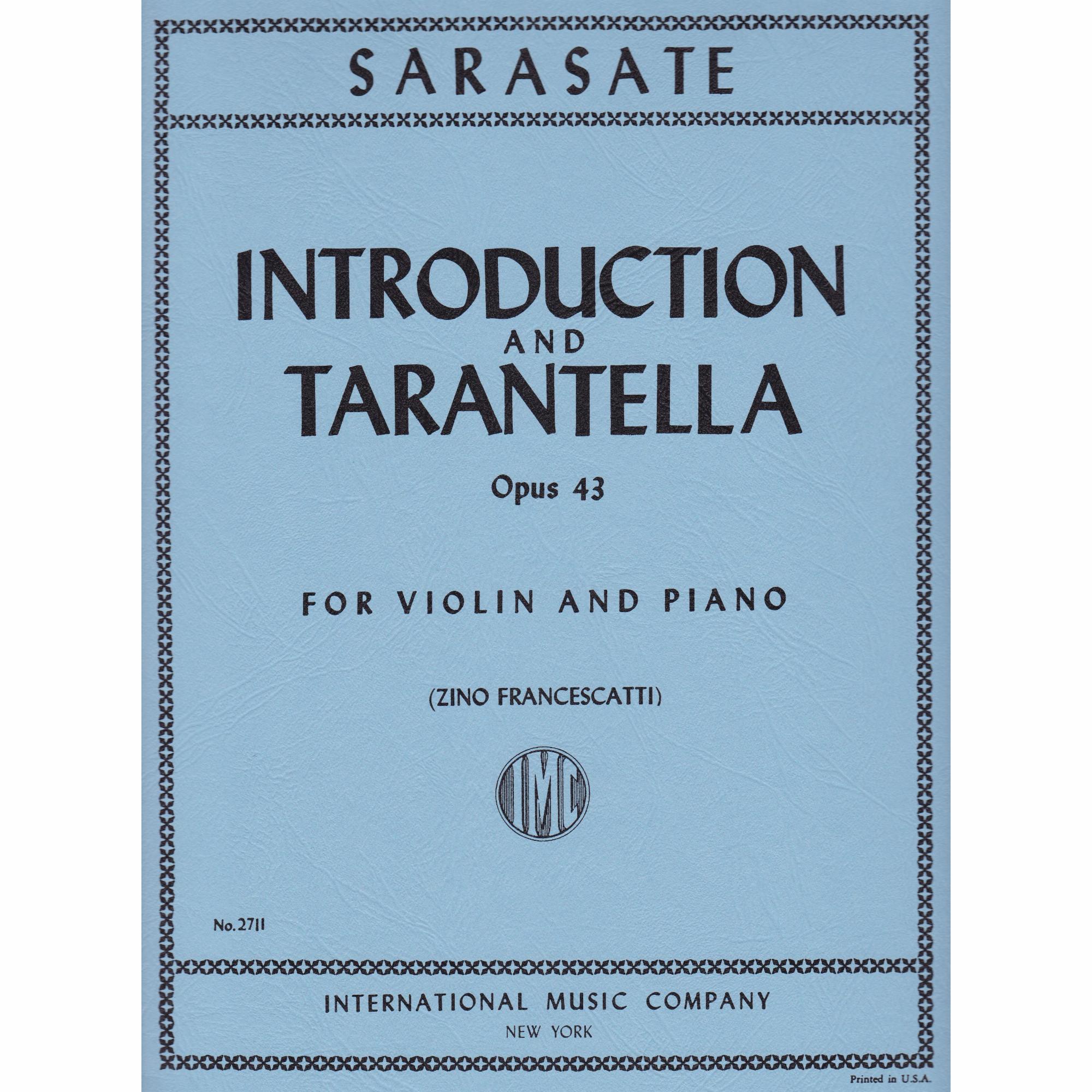 Introduction and Tarantella for Violin and Piano, Op. 43