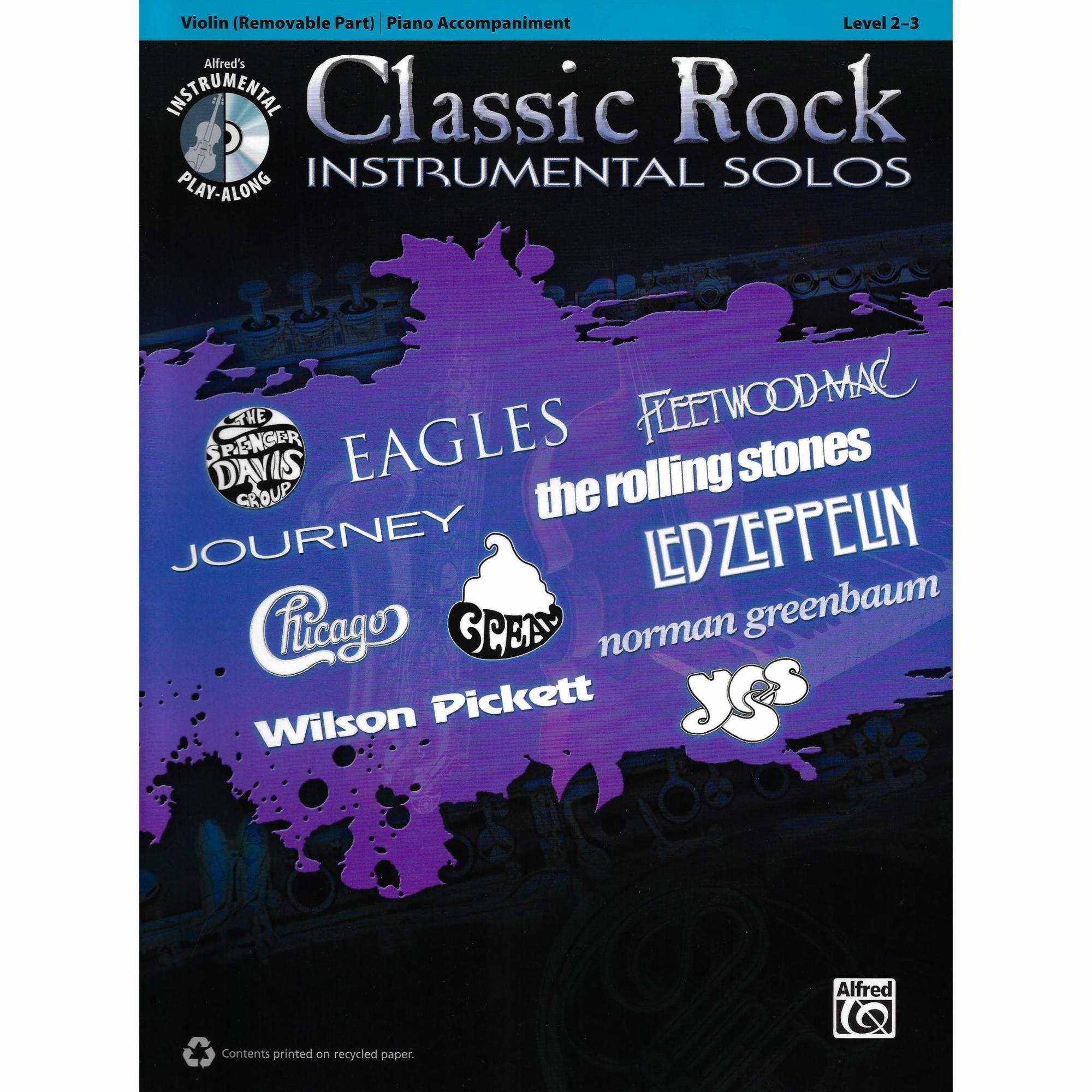 Classic Rock for Violin, Viola, or Cello and Piano