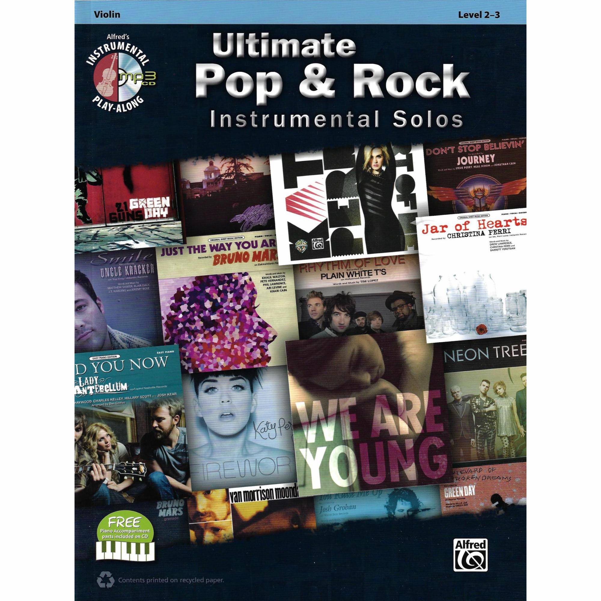 Ultimate Pop & Rock Solos for Violin, Viola, or Cello