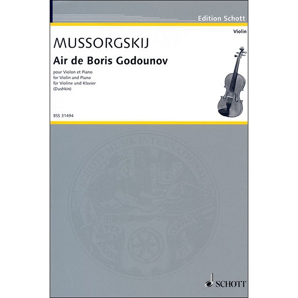 Air de Boris Godounov for Violin and Piano