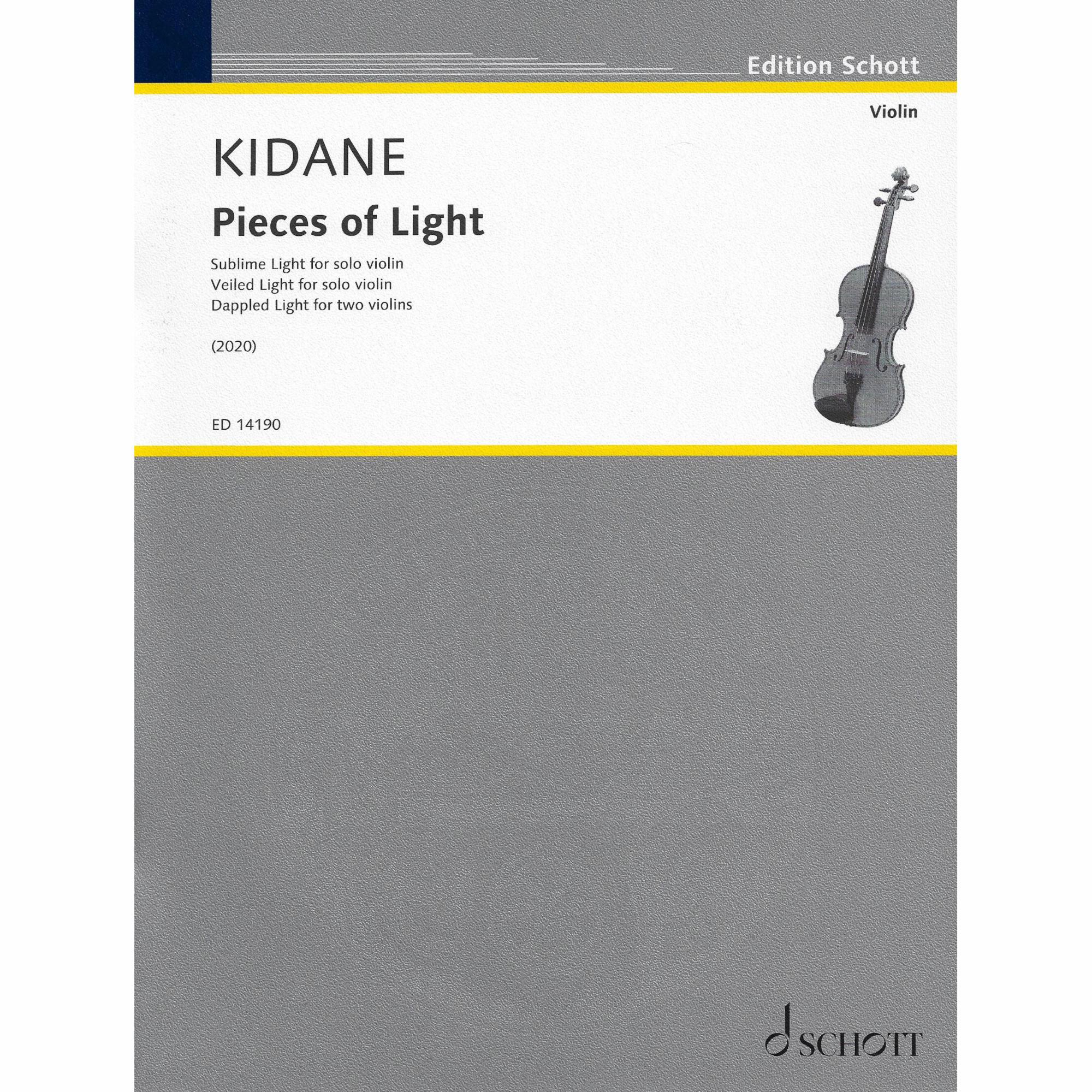 Kidane -- Pieces of Light for Solo Violin