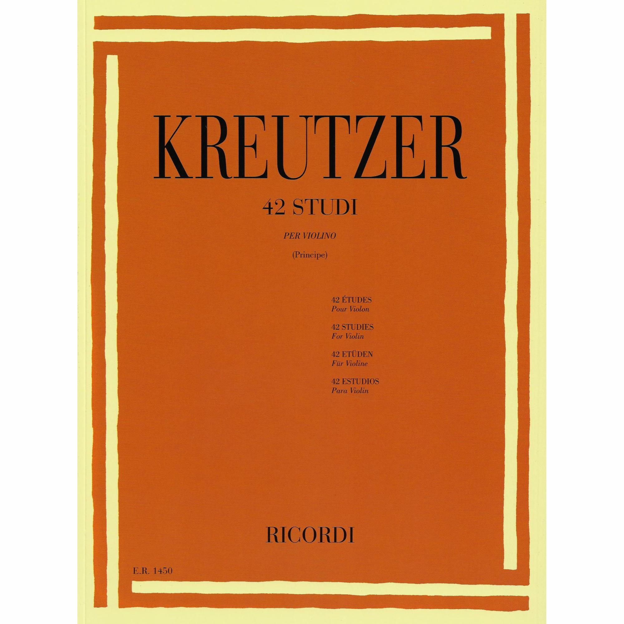 Kreutzer -- 42 Studies for Violin