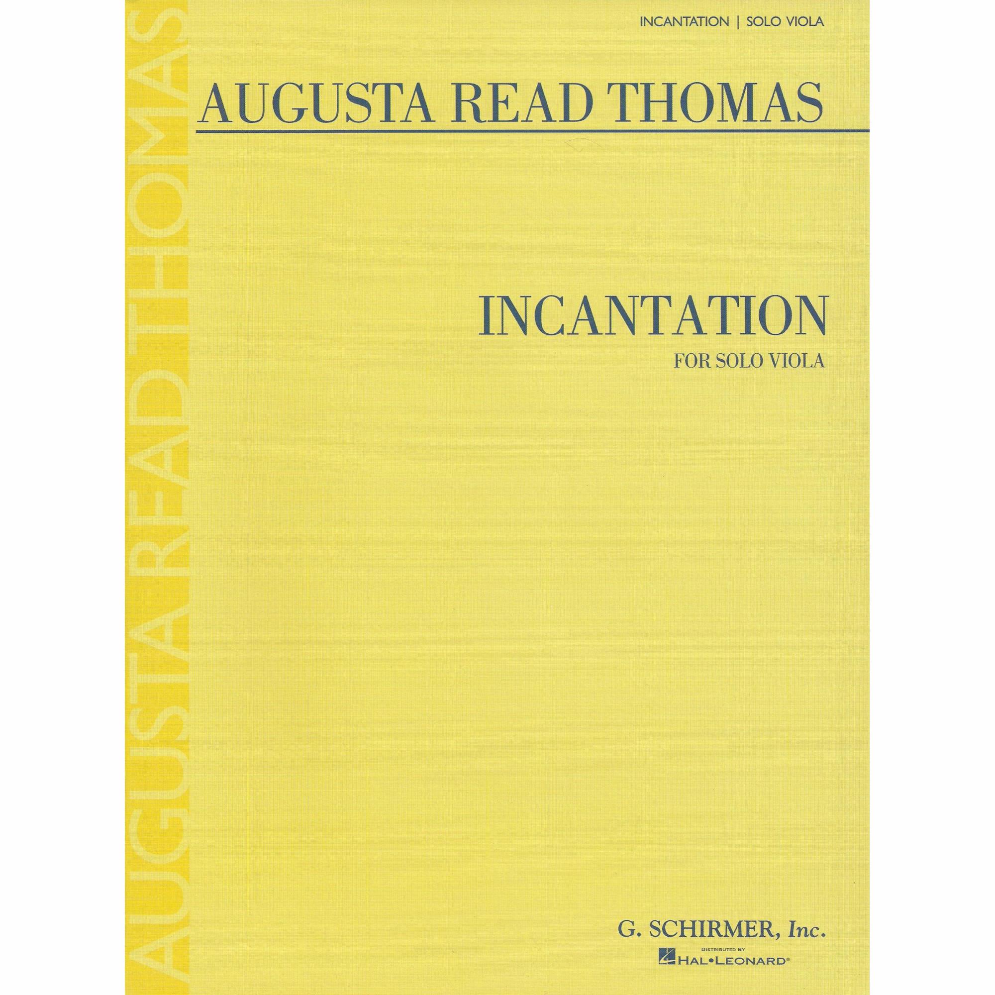 Thomas -- Incantation for Solo Viola