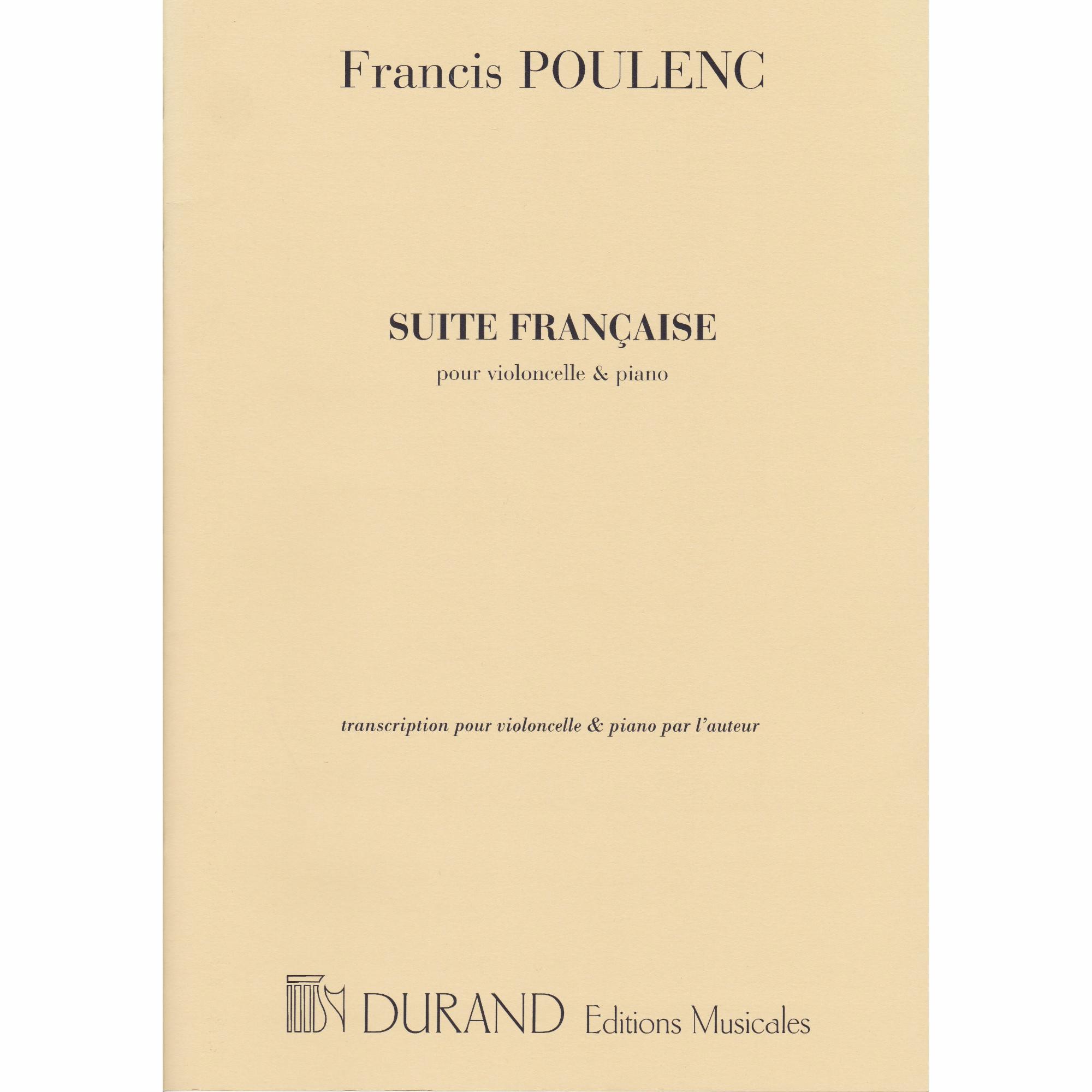Suite Francaise for Cello and Piano