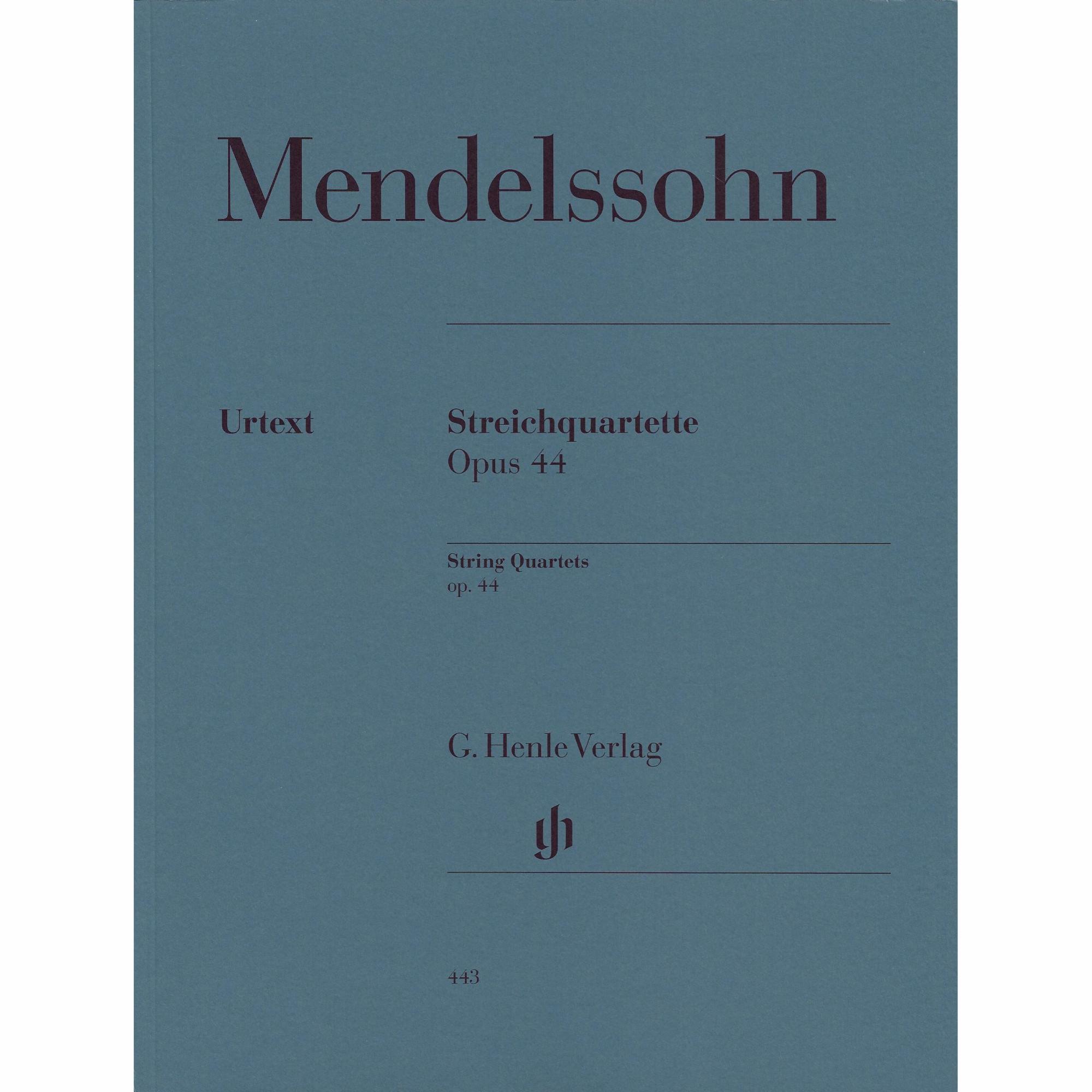 Mendelssohn -- String Quartets, Op. 44