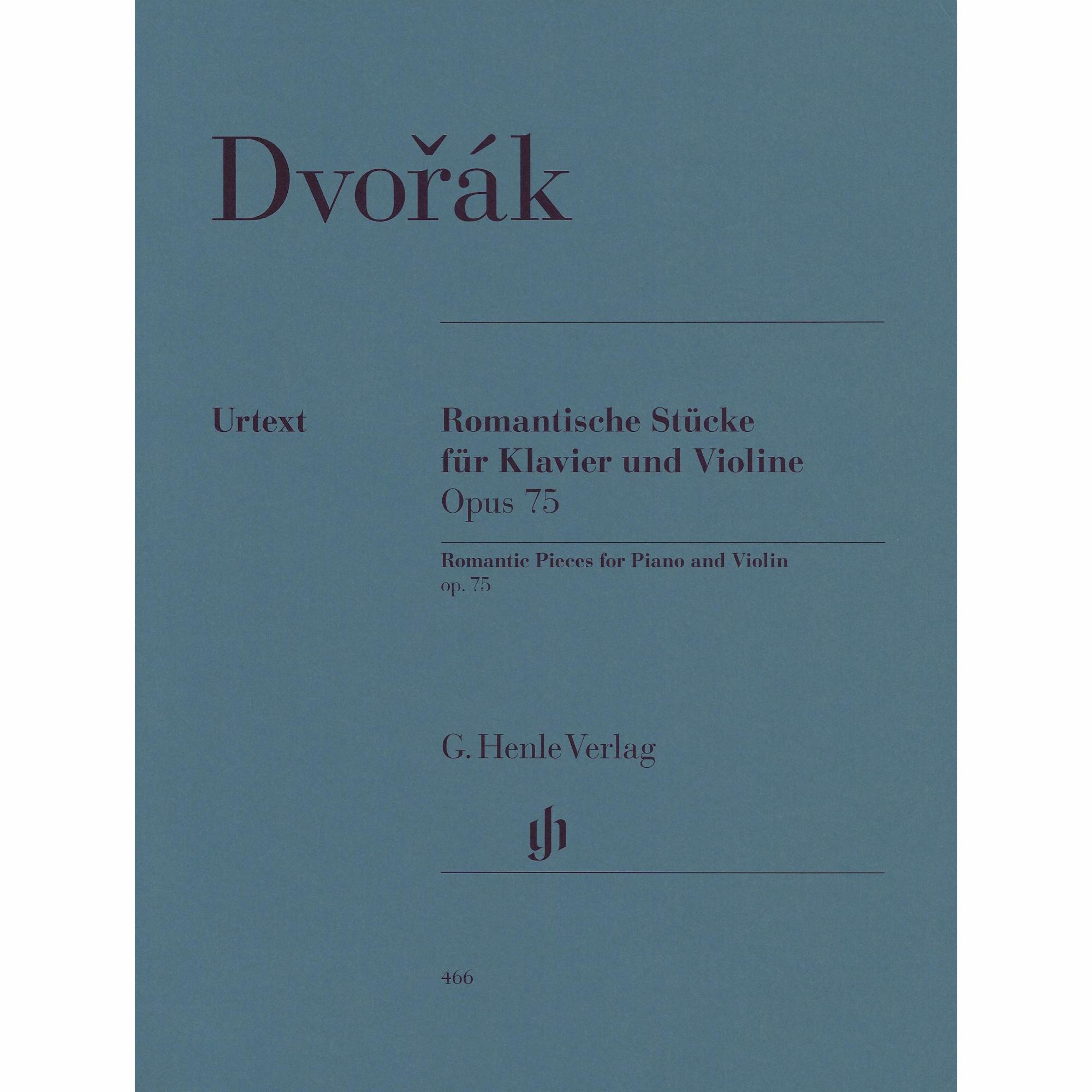 Dvorak -- Romantic Pieces, Op. 75 for Violin and Piano