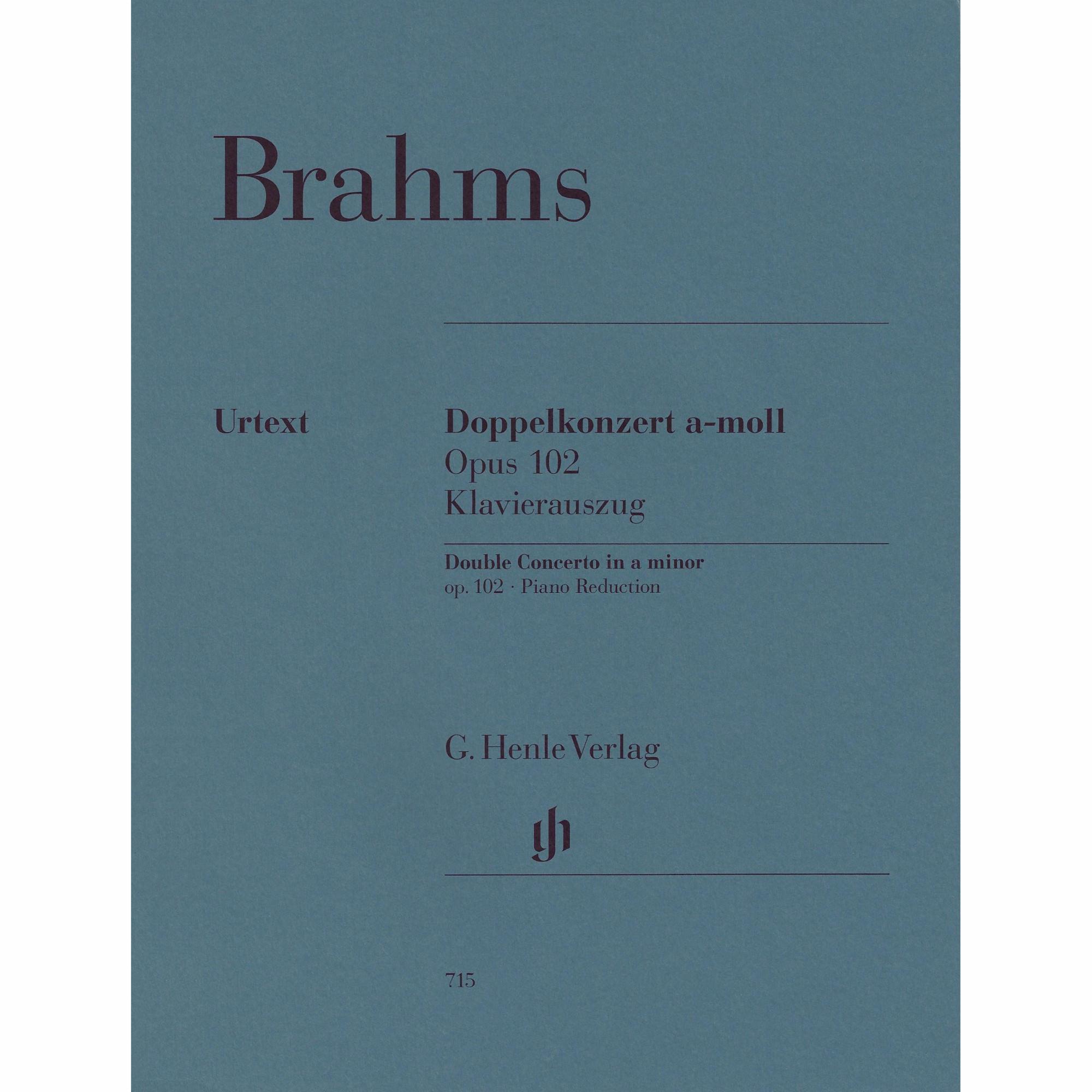 Brahms -- Double Concerto in A Minor, Op. 102 for Violin, Cello, and Piano