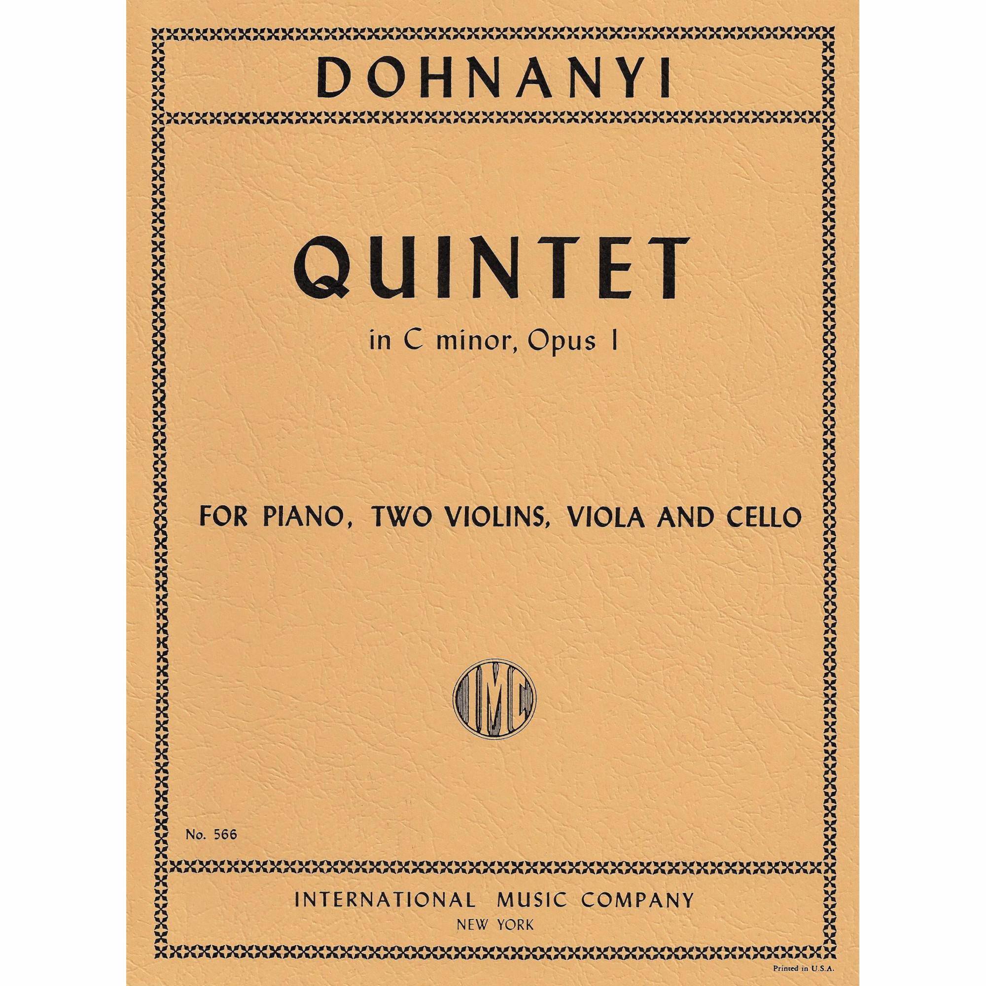 Dohnanyi -- Piano Quintet in C Minor, Op. 1 | Southwest Strings