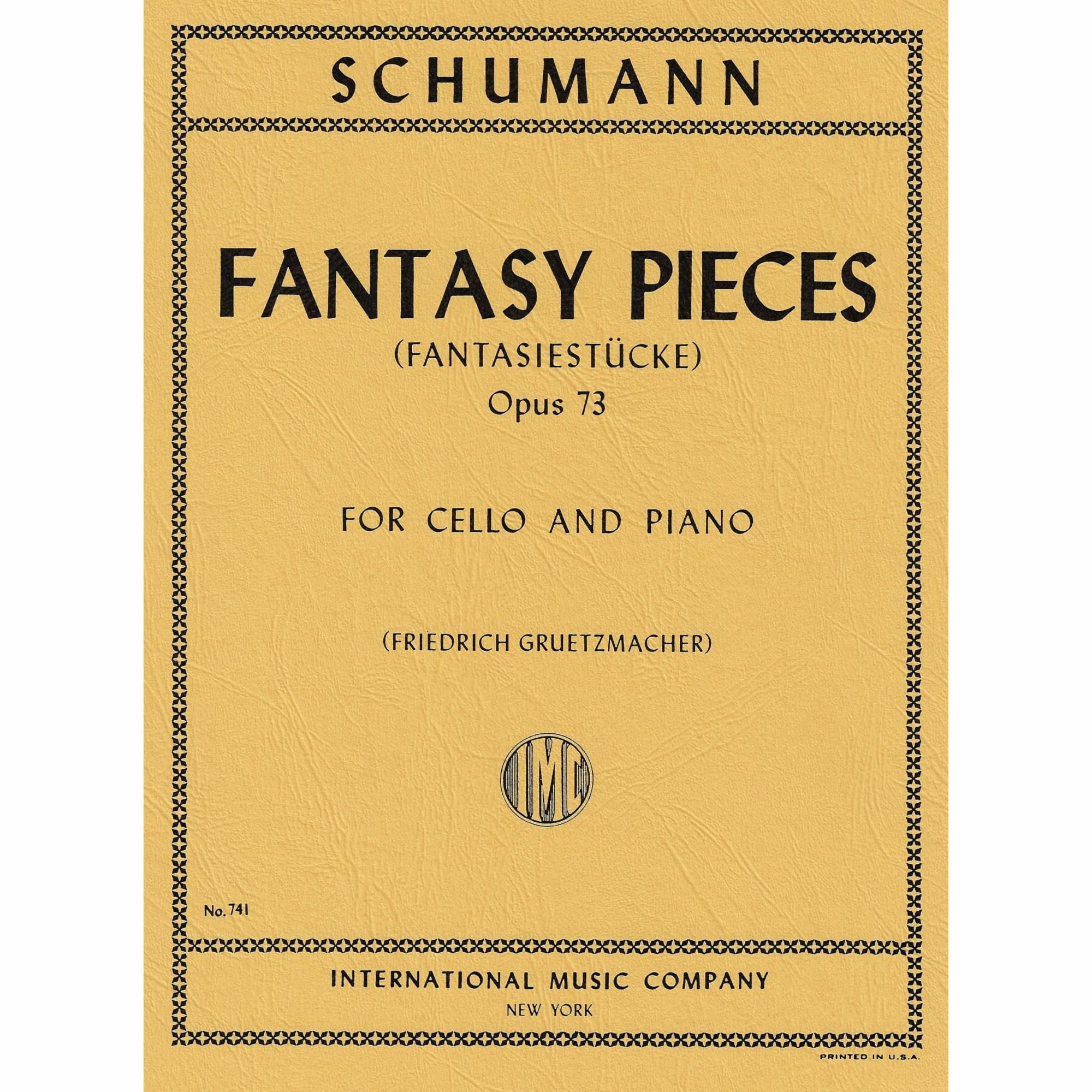 Fantasy Pieces, Op. 73 for Cello and Piano