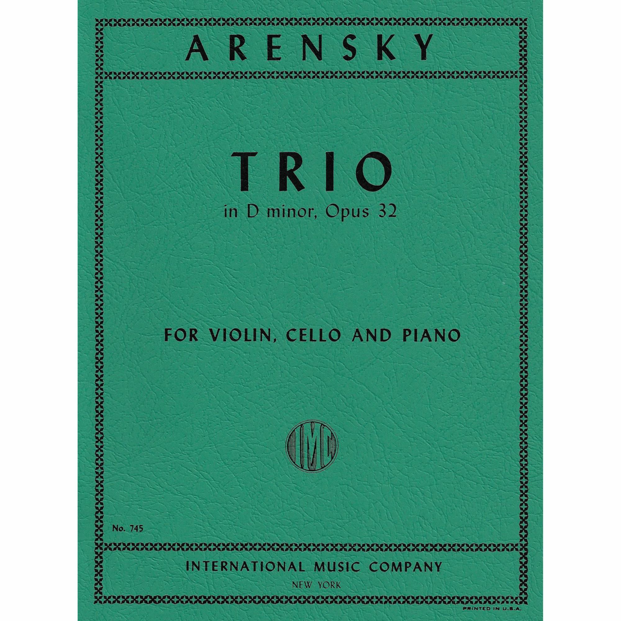 Arensky -- Piano Trio in D Minor, Op. 32 | Southwest Strings
