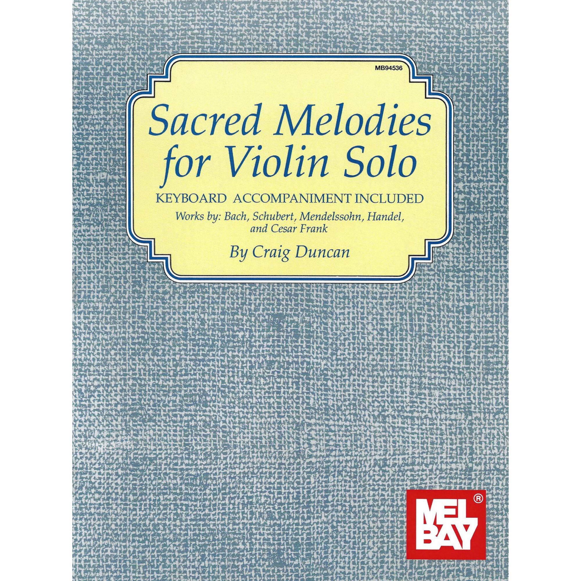 Sacred Melodies For Violin Solo