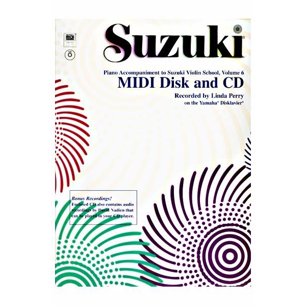 Suzuki Violin School, MIDI Disk /CD-ROM Accompaniments | Southwest Strings