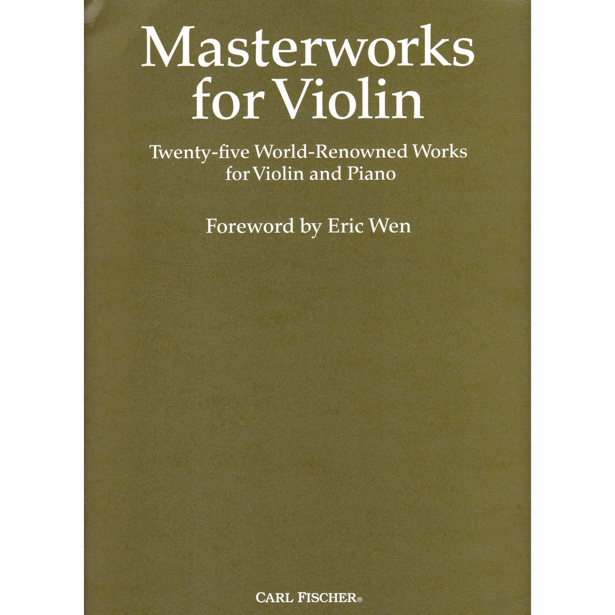 Masterworks for Violin and Piano
