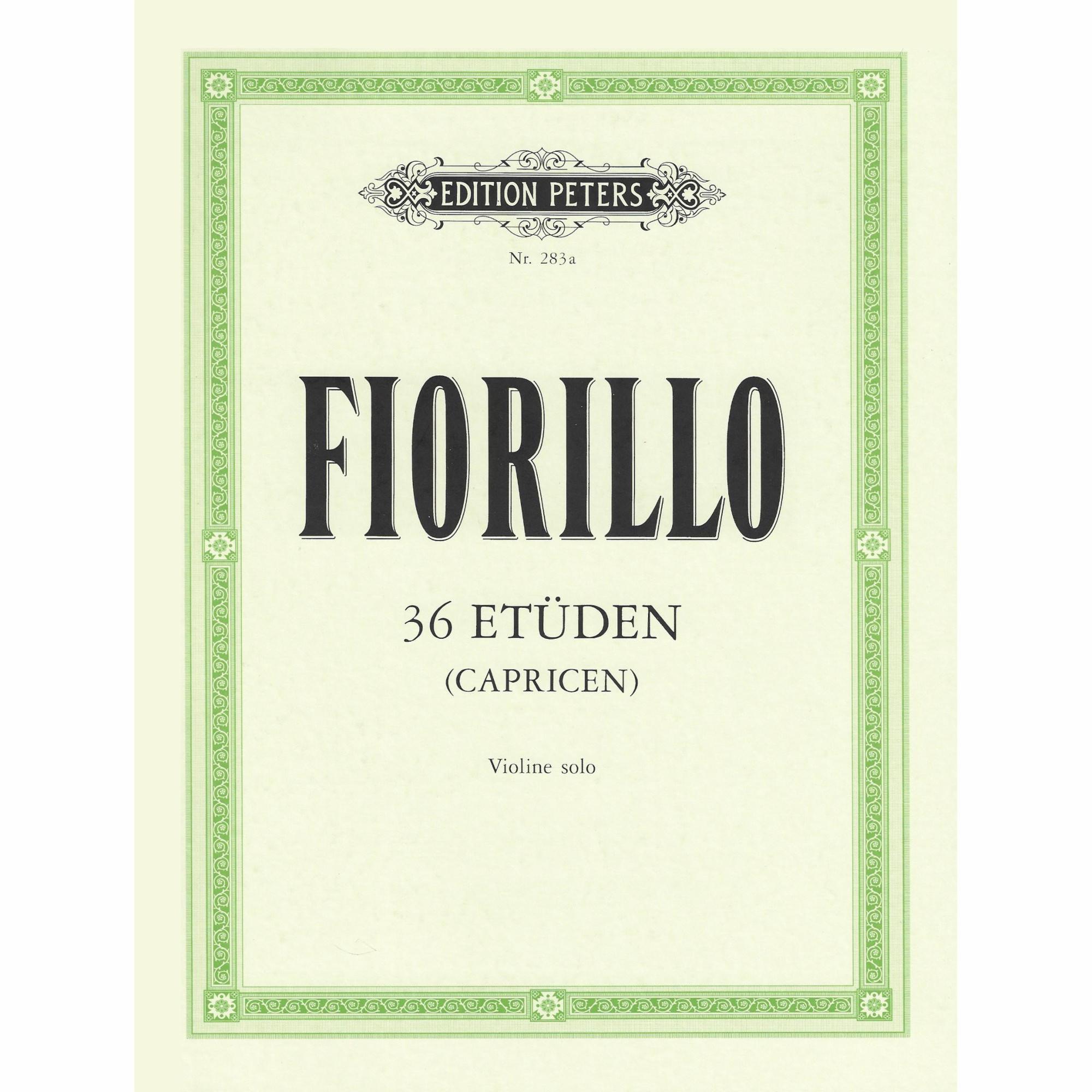 Fiorillo -- 36 Etudes or Caprices for Violin