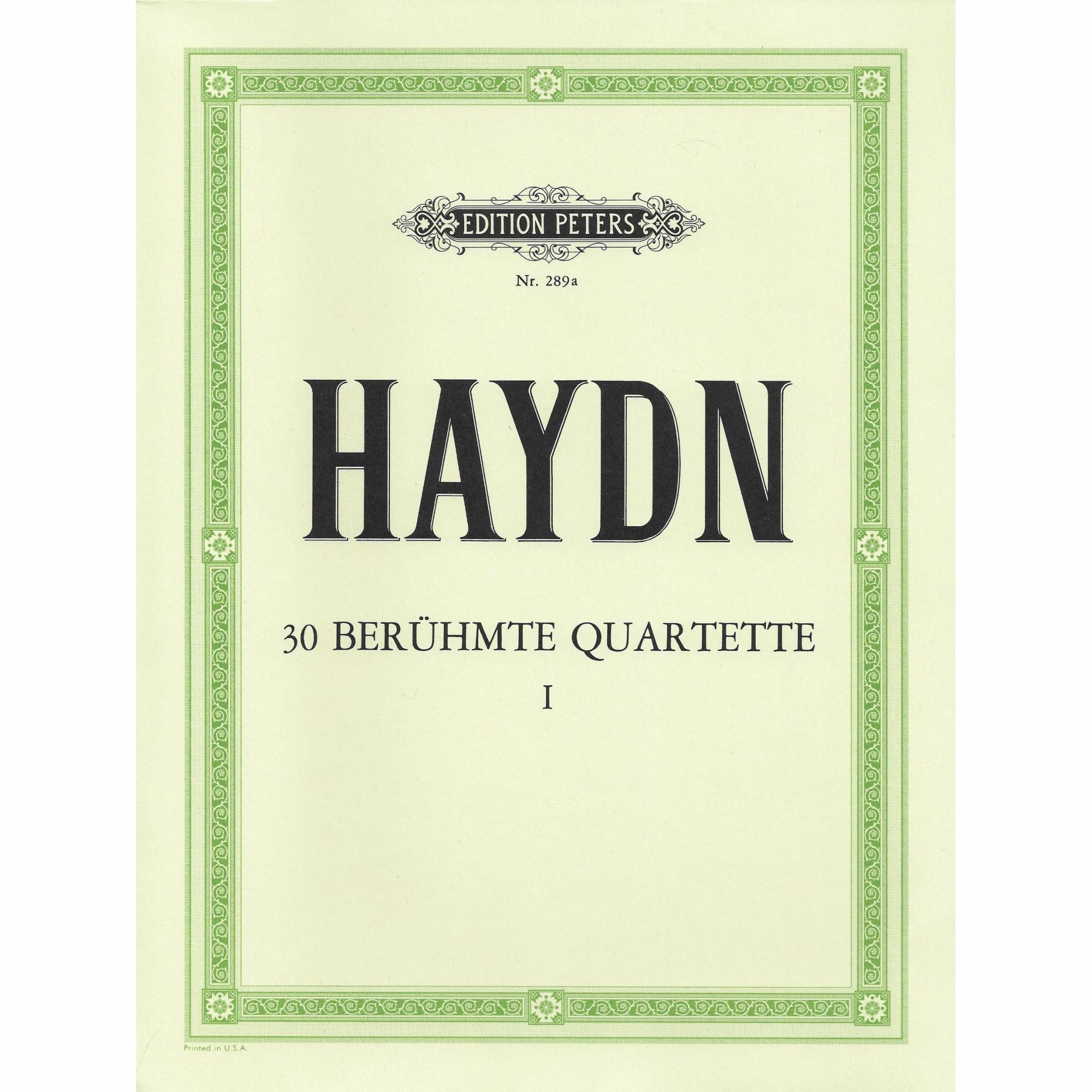 Haydn -- String Quartets, Volume I