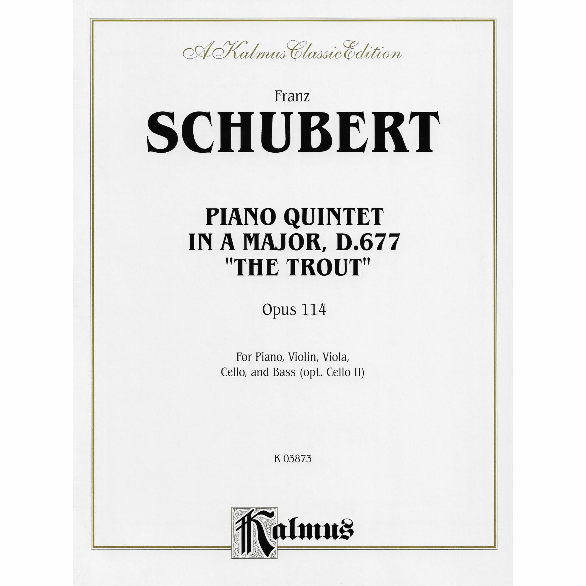 Schubert -- Piano Quintet in A Major, D. 677 (The Trout) | Southwest Strings