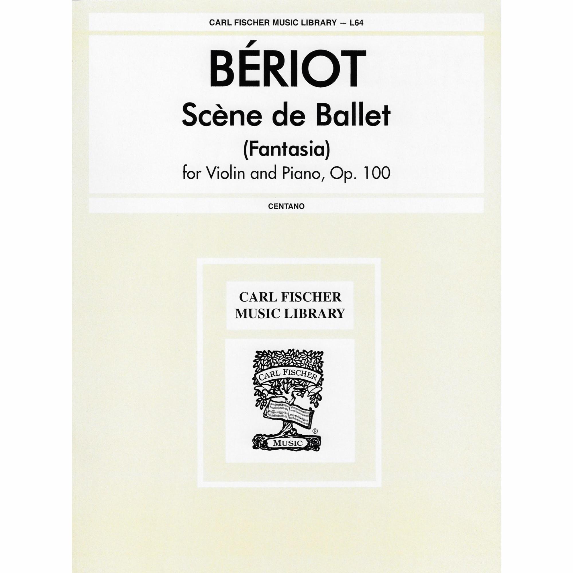 Beriot -- Scene de Ballet, Op. 100 for Violin and Piano