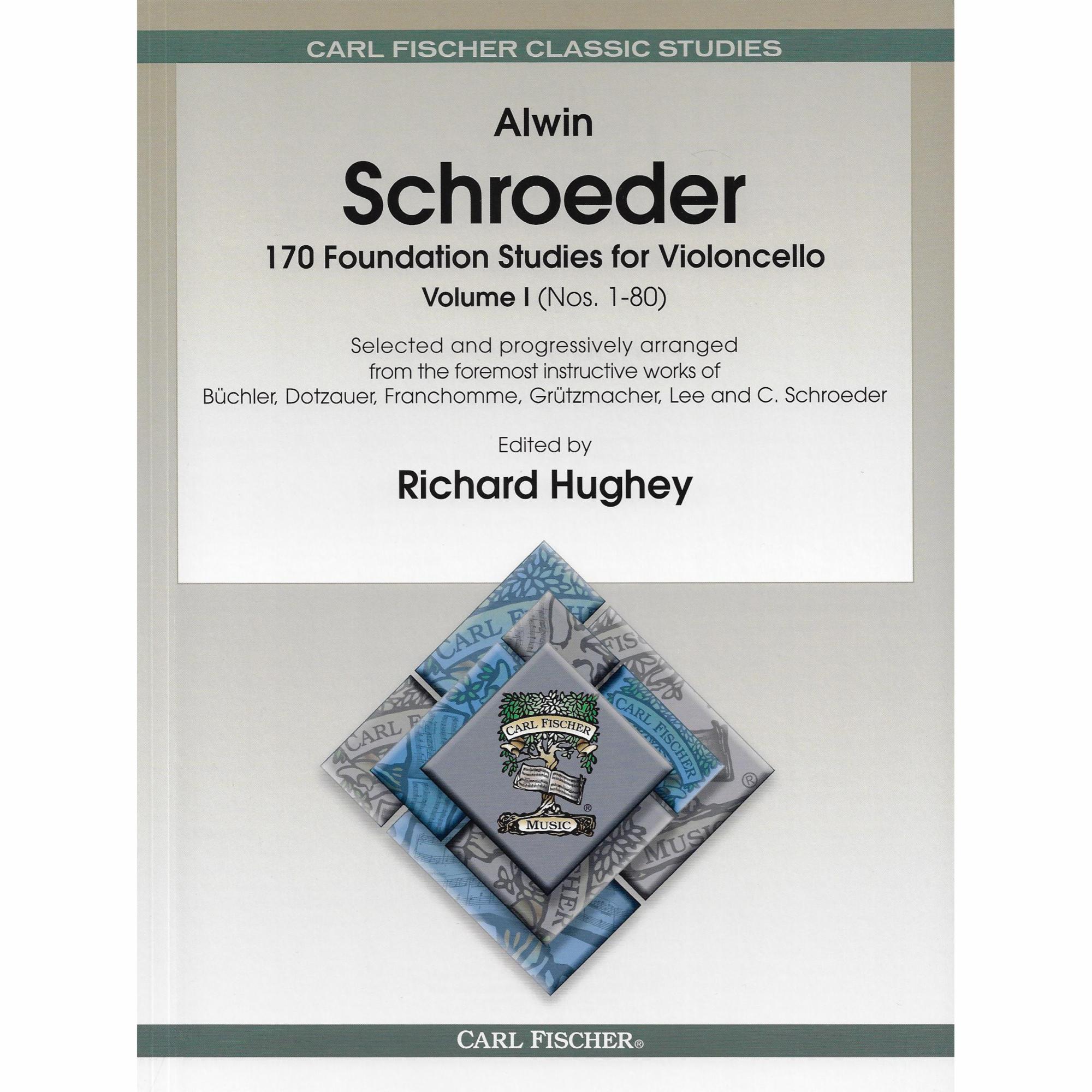 Schroeder -- 170 Foundation Studies, Vols. I-III for Cello