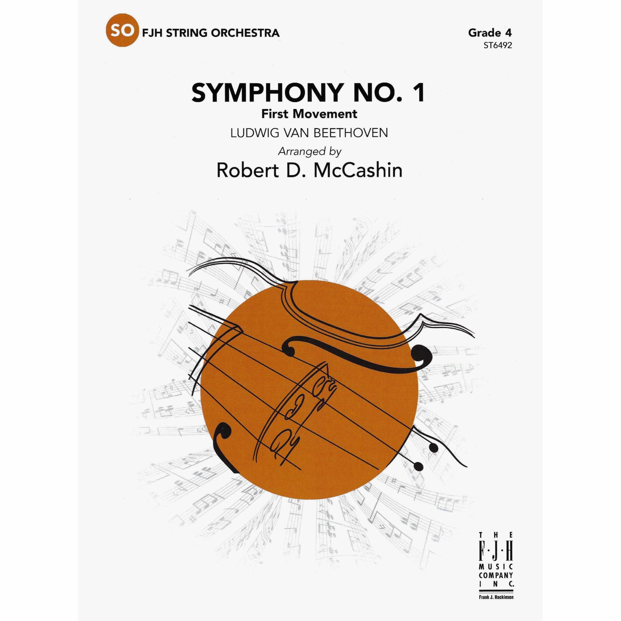 Beethoven -- First Movement, from Symphony No. 1 for String Orchestra